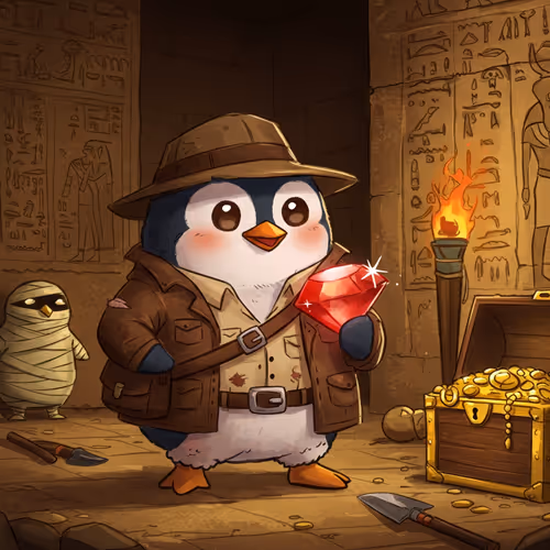Pudgy Pengu and the Treasure Adventure