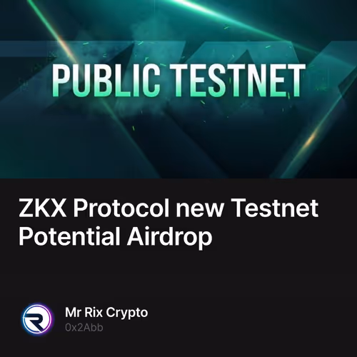 ZKX Protocol new Testnet Potential Airdrop