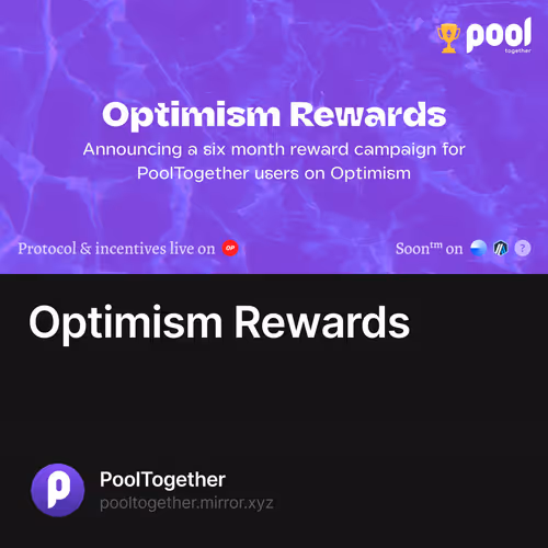 Optimism Rewards