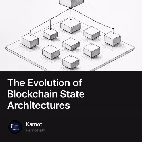 The Evolution of Blockchain State Architectures