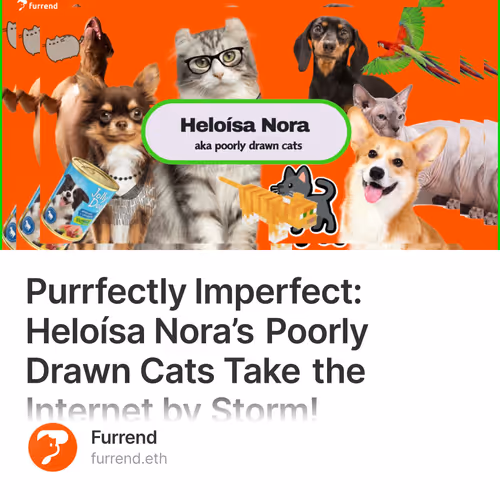 Purrfectly Imperfect: Heloísa Nora’s Poorly Drawn Cats Take the Internet by Storm!