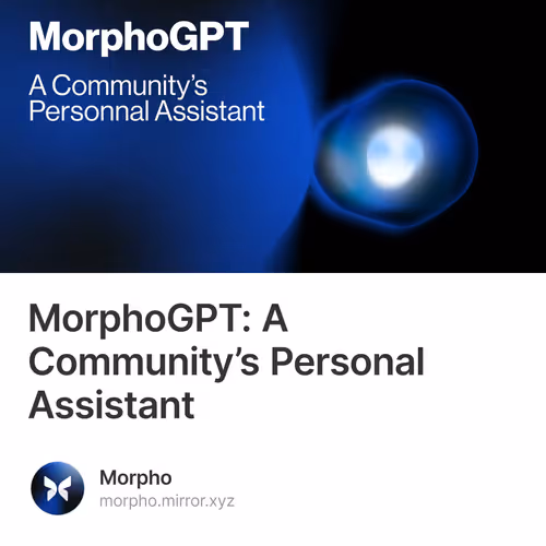 MorphoGPT: A Community’s Personal Assistant
