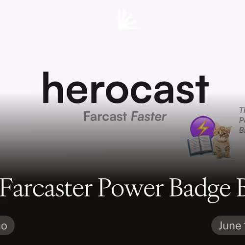 The Farcaster Power Badge Bible