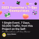 1 Single Event, 7 Days, 50,000 Traffic, from this Project on the Self-Cultivation of the B