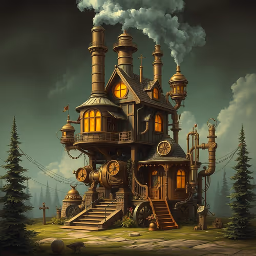 Steampunk Houses