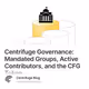 Centrifuge Governance: Mandated Groups, Active Contributors, and the CFG Token