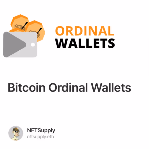 Bitcoin Ordinal Wallets