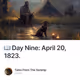 📖 Day Nine: April 20, 1823.