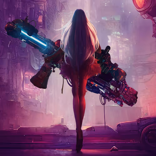 Cyberpunk girl