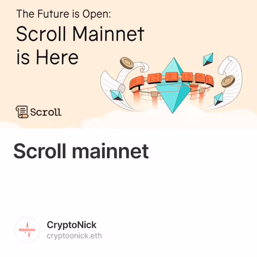 Scroll mainnet
