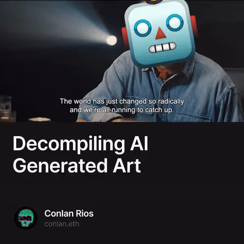 Decompiling AI Generated Art