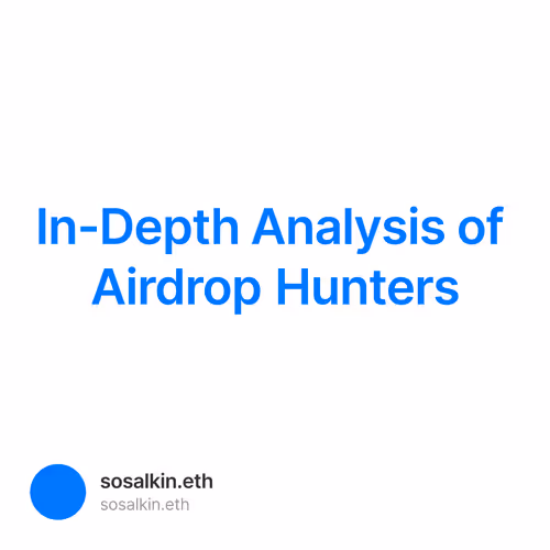 In-Depth Analysis of Airdrop Hunters