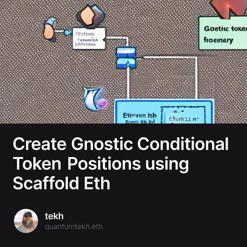 Create Gnostic Conditional Token Positions using Scaffold Eth
