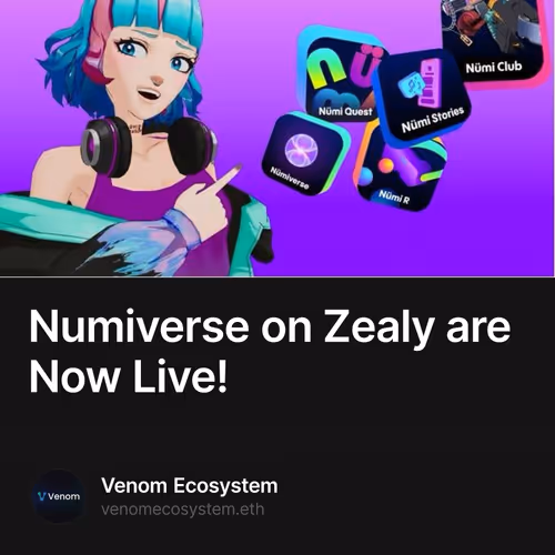 Numiverse on Zealy are Now Live!