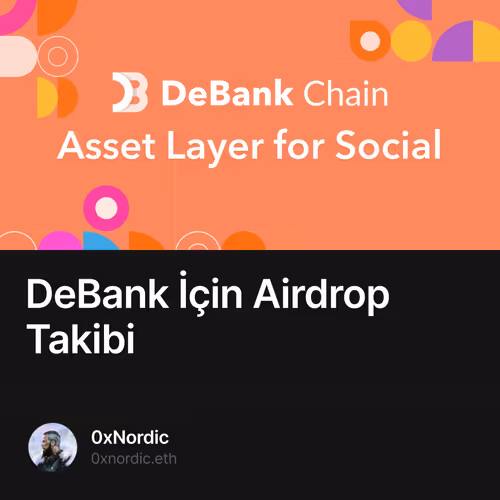 DeBank İçin Airdrop Takibi