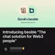 Introducing beoble "The chat solution for Web3 people"