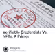 Verifiable Credentials Vs. NFTs A Primer