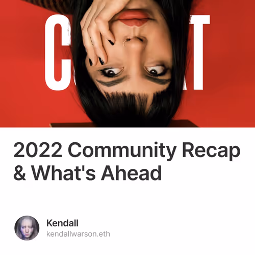 2022 Community Recap & What's Ahead