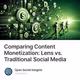 Comparing Content Monetization: Lens vs. Traditional Social Media