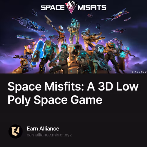 Space Misfits: A 3D Low Poly Space Game