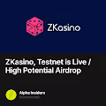 🚨 ZKasino, Testnet is Live / High Potential Airdrop