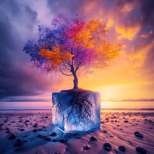 The frozen tree