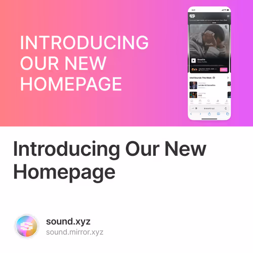 Introducing Our New Homepage