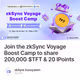 Join the zkSync Voyage Boost Camp to share 200,000 $TFT & 20 IPoints