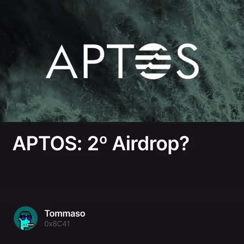 APTOS: 2º Airdrop?