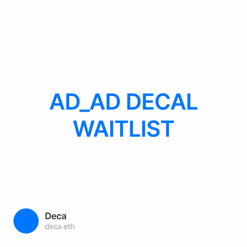 AD_AD DECAL WAITLIST