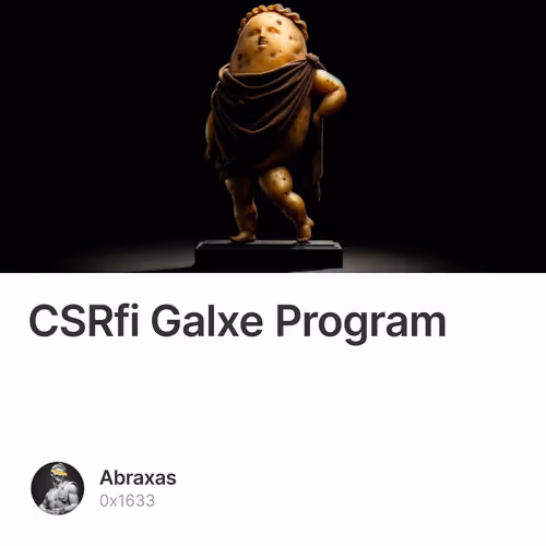 CSRfi Galxe Program