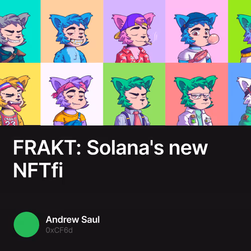 FRAKT: Solana's new NFTfi