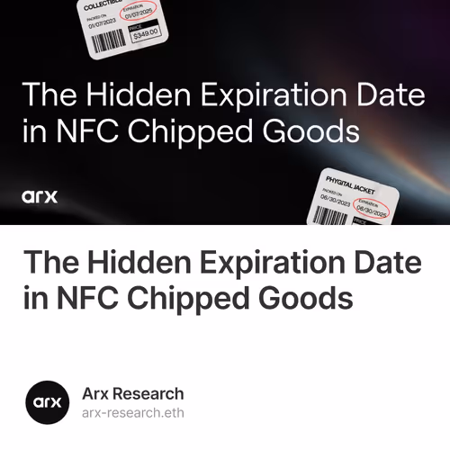 The Hidden Expiration Date in NFC Chipped Goods