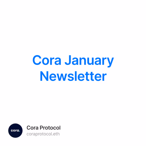 Cora January Newsletter