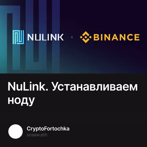 NuLink. Устанавливаем ноду