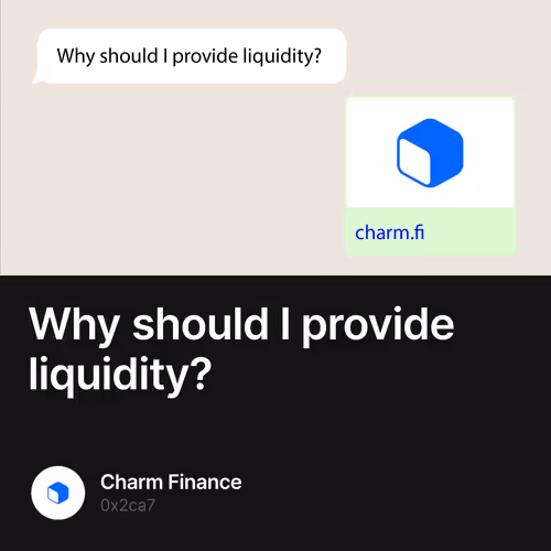 Why should I provide liquidity?