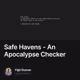 Safe Havens - An Apocalypse Checker