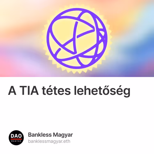 A TIA tétes lehetőség