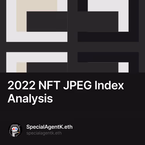 2022 NFT JPEG Index Analysis