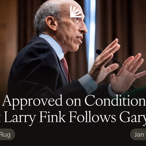 ETF Approved on Condition That Larry Fink Follows Gary Gensler on TikTok