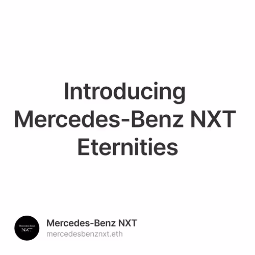Introducing Mercedes-Benz NXT Eternities