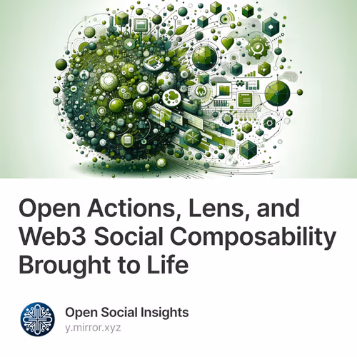 Open Actions, Lens, and Web3 Social Composability Brought to Life
