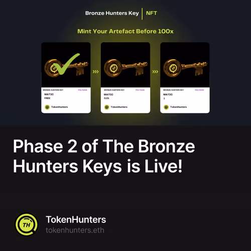 Phase 2 of The Bronze Hunters Keys is Live!