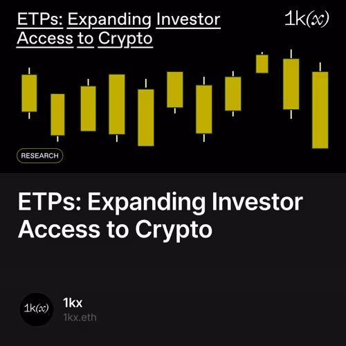 ETPs: Expanding Investor Access to Crypto
