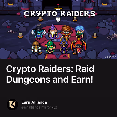 Crypto Raiders: Raid Dungeons and Earn!