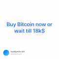 Buy Bitcoin now or wait till 18k V2