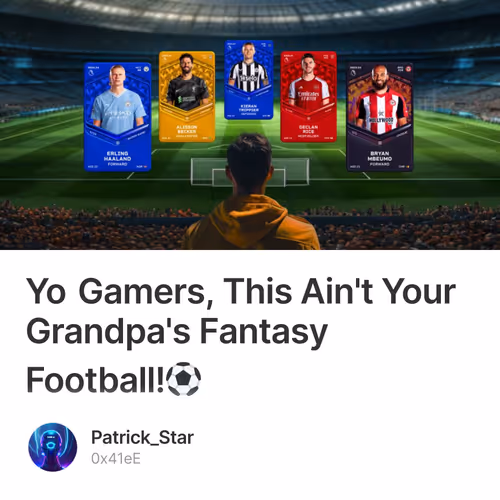 Yo Gamers, This Ain't Your Grandpa's Fantasy Football!⚽️