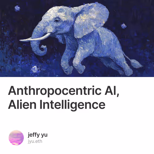 Anthropocentric AI, Alien Intelligence