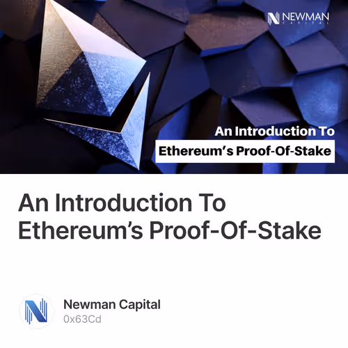 An Introduction To Ethereum’s Proof-Of-Stake