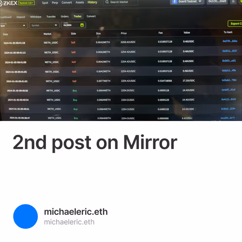 2nd post on Mirror